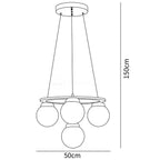Miira Wood Chandelier