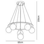 Miira Wood Chandelier