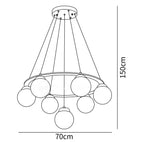 Miira Wood Chandelier