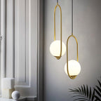 Mila Brass Pendant Swag Light
