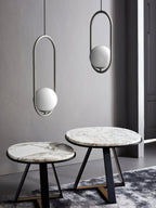 Mila Brass Pendant Swag Light