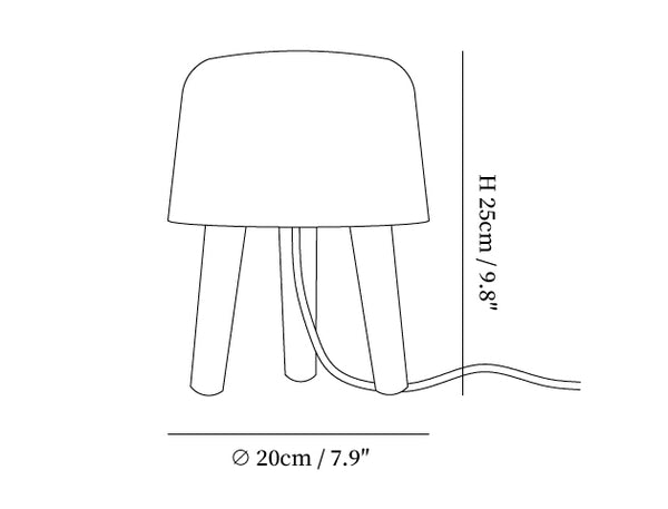 Milk Table Lamp