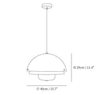 Milk White Layer Pendant Lamp