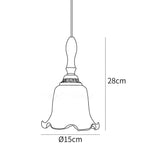 Milky Flower Pendant Light