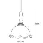 Milky Flower Pendant Light