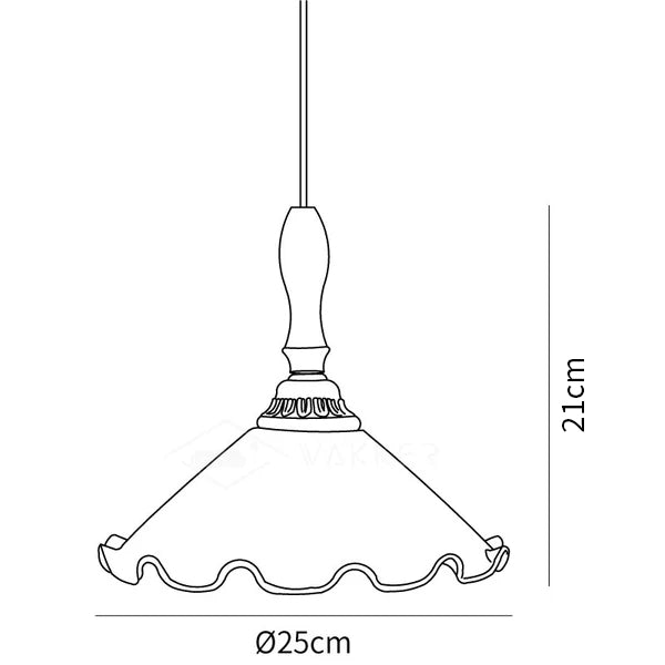 Milky Flower Pendant Light