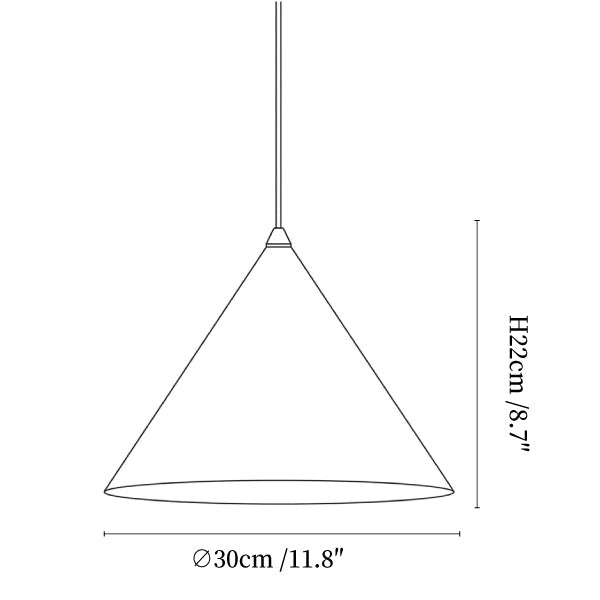 Minimalist Cone Pendant Lamp