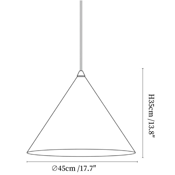 Minimalist Cone Pendant Lamp