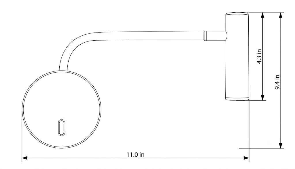 Minimalist Disc LED Wall Sconce