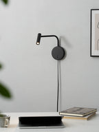 Minimalist Disc Plug-in Wall Sconce