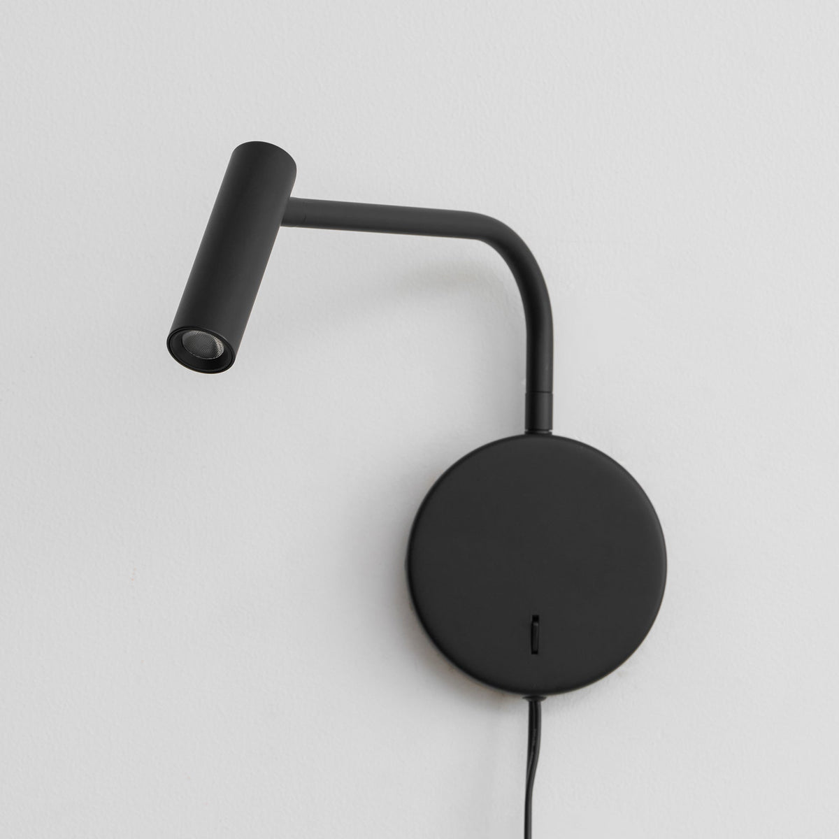 Minimalist Disc Plug-in Wall Sconce