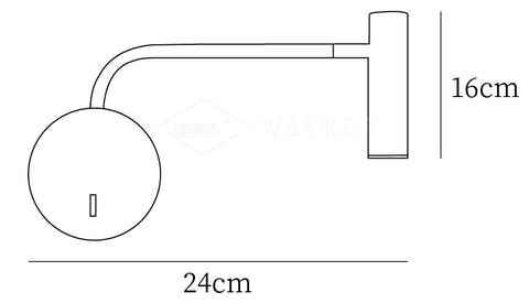 Minimalist Disc Plug-in Wall Sconce