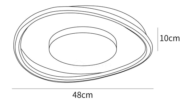 Minimalist Geometry LED Ceiling Light