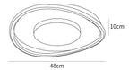 Minimalist Geometry LED Ceiling Light