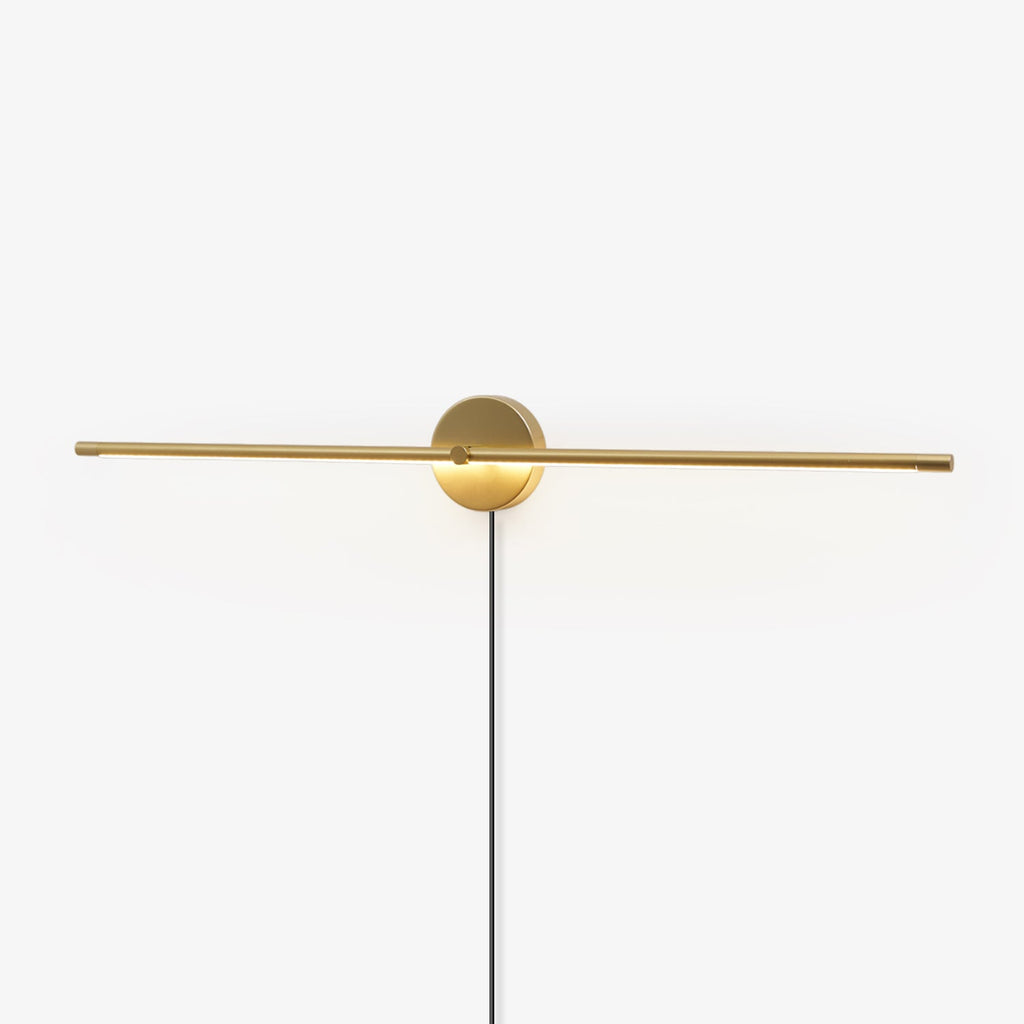 Minimalist Linear LED Plug - in Wall Lamp