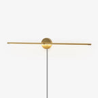 Minimalist Linear LED Plug - in Wall Lamp