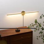 Minimalist Linear LED Plug - in Wall Lamp