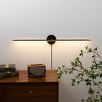 Minimalist Linear LED Plug - in Wall Lamp