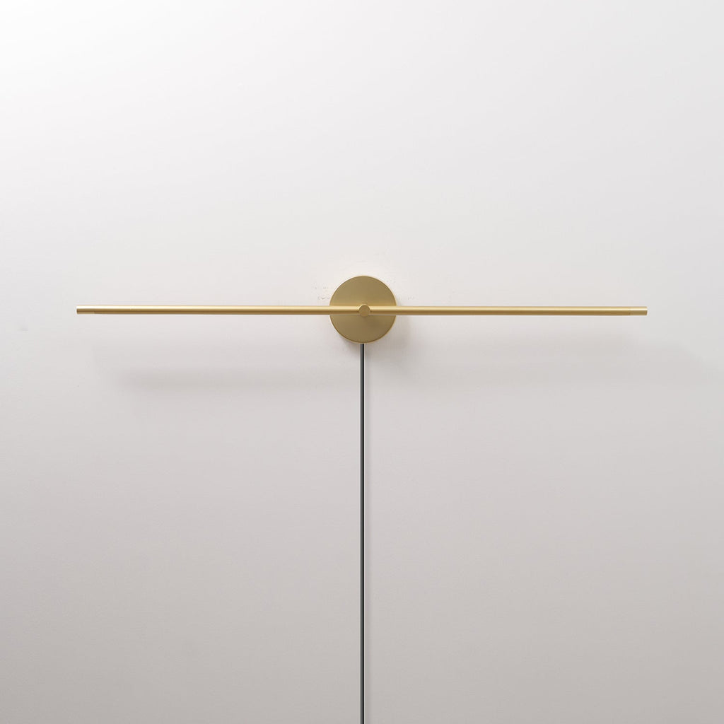 Minimalist Linear LED Plug - in Wall Lamp