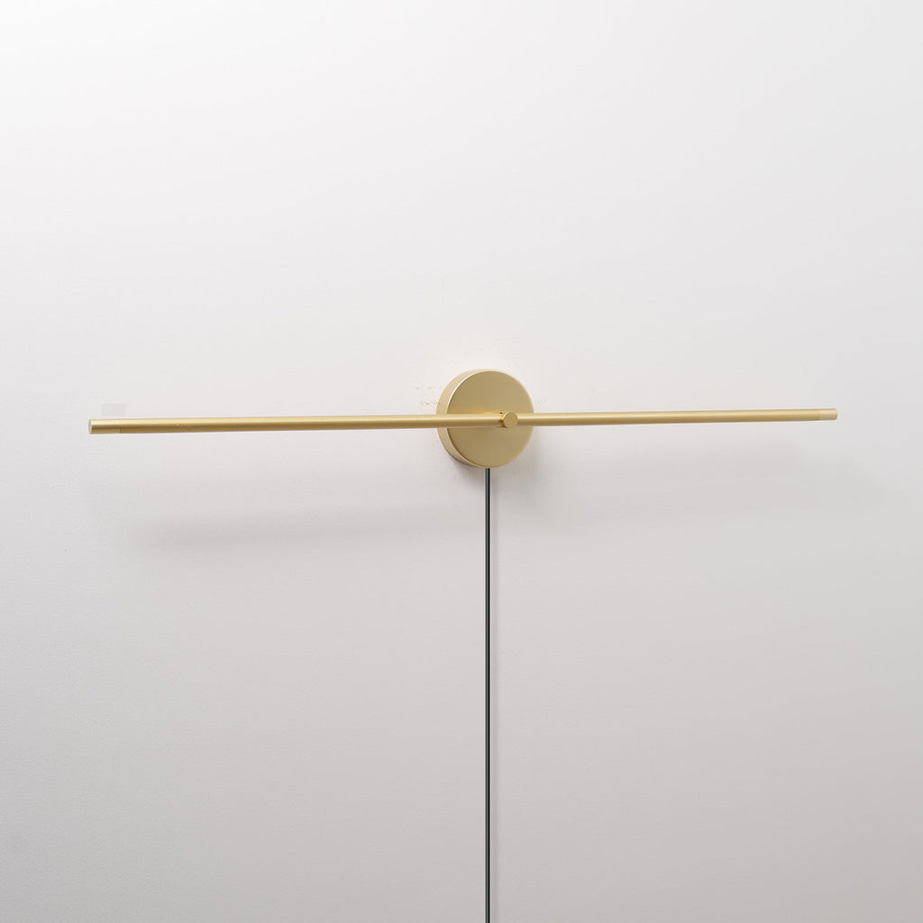 Minimalist Linear LED Plug - in Wall Lamp