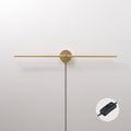 Minimalist Linear LED Plug - in Wall Lamp