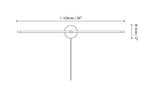 Minimalist Linear LED Plug-in Wall Lamp