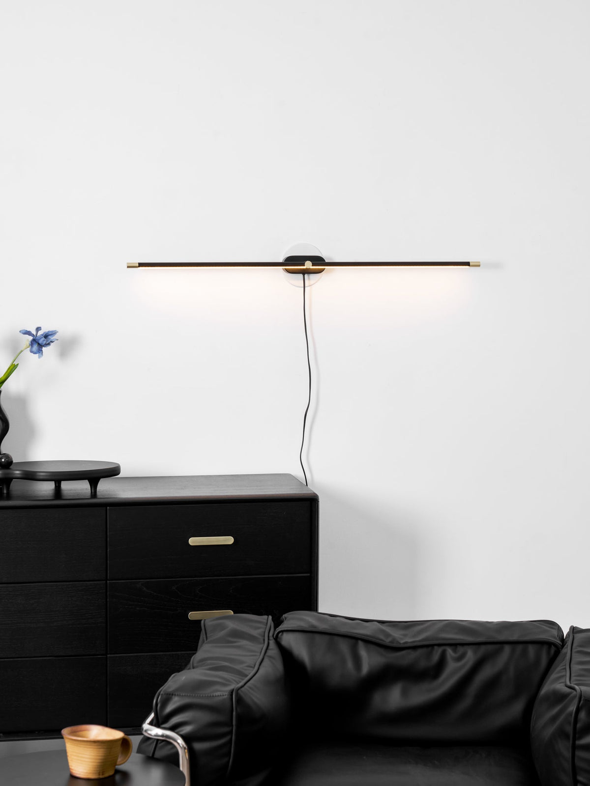 Minimalist Linear Plug - in Wall Lamp