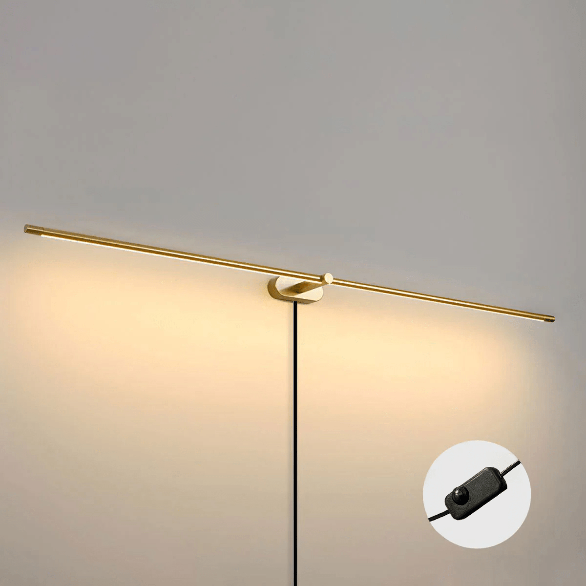 Minimalist Linear Plug - in Wall Lamp
