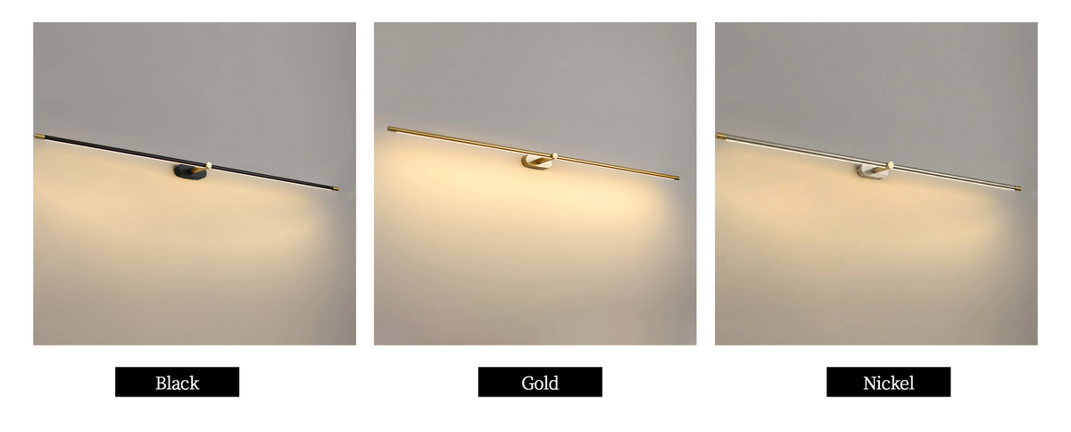 Minimalist Linear Plug-in Wall Lamp
