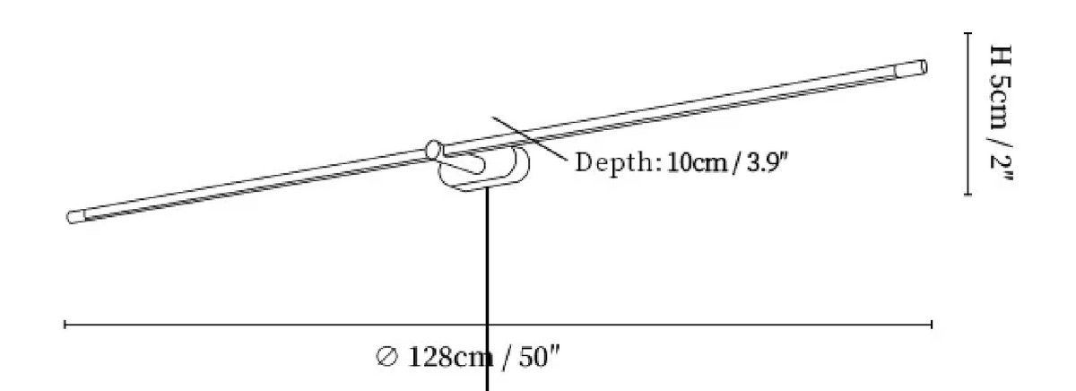 Minimalist Linear Plug-in Wall Lamp