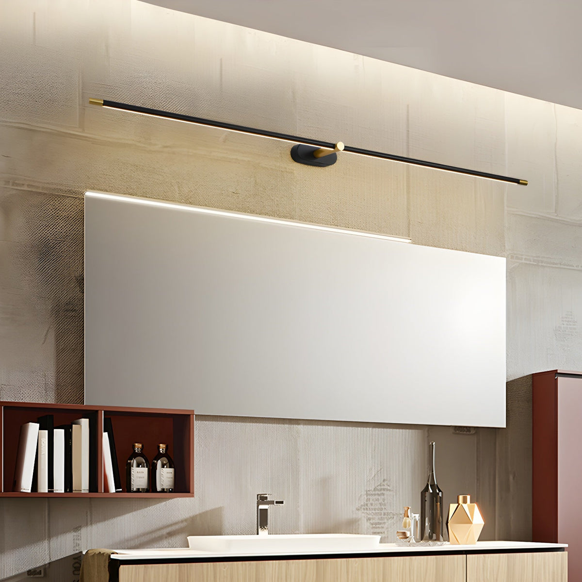 Minimalist Linear Plug - in Wall Lamp