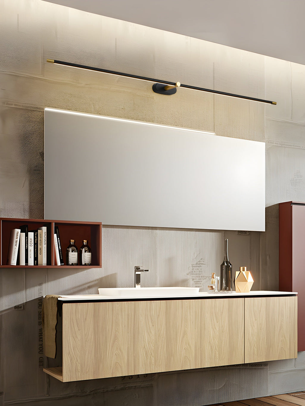 Minimalist Linear Plug - in Wall Lamp