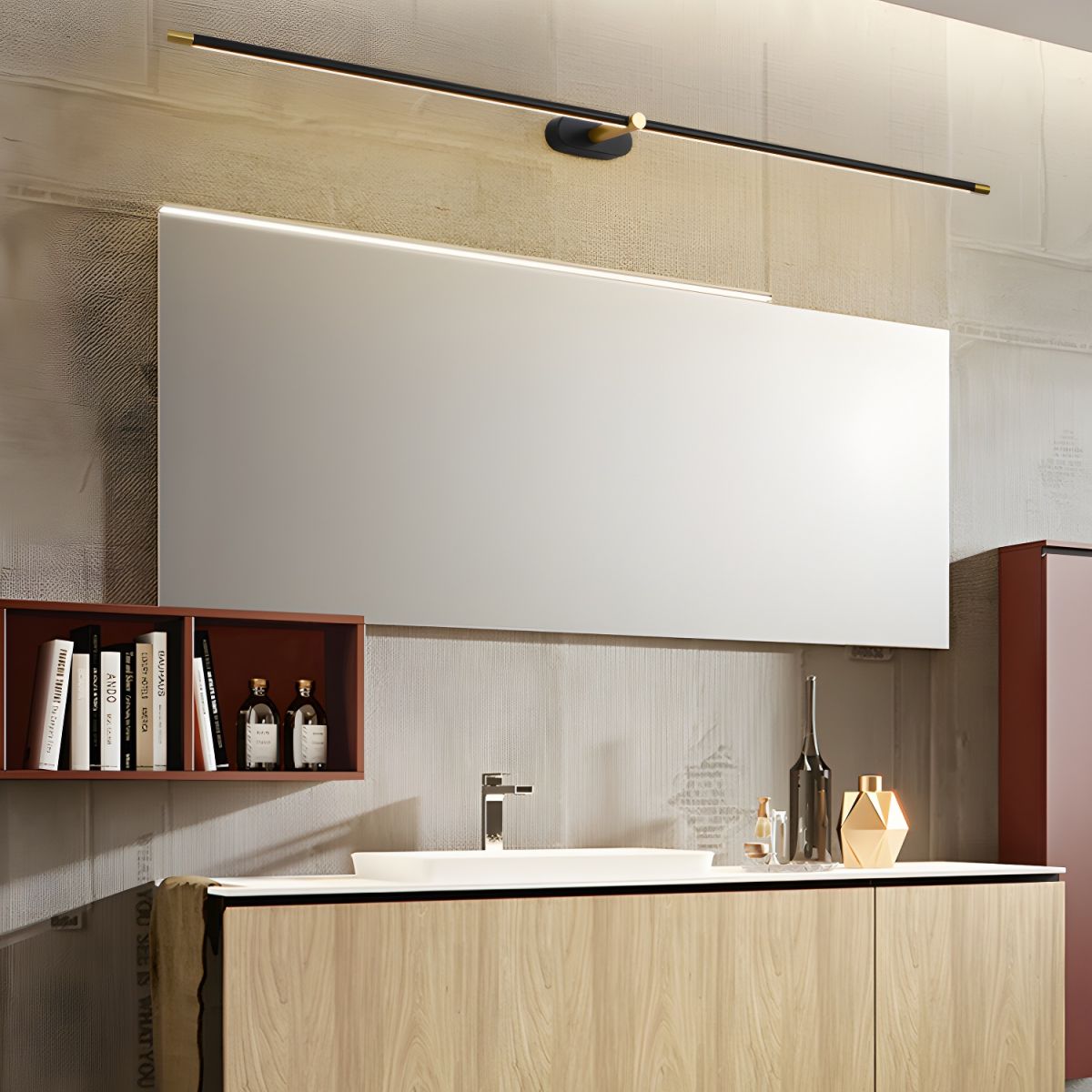 Minimalist Linear Plug - in Wall Lamp