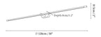 Minimalist Linear Rechargeable Wall Lamp