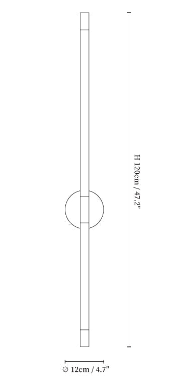 Minimalist Vertical Wall Sconce