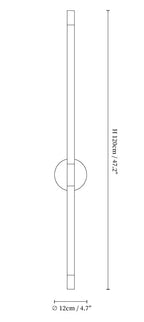 Minimalist Vertical Wall Sconce