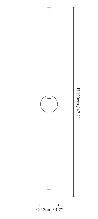 Minimalist Vertical Wall Sconce