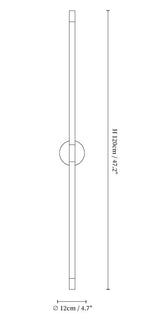 Minimalist Vertical Wall Sconce