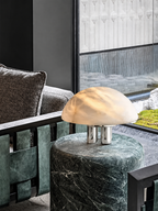 Mira Alabaster Mushroom Table Lamp