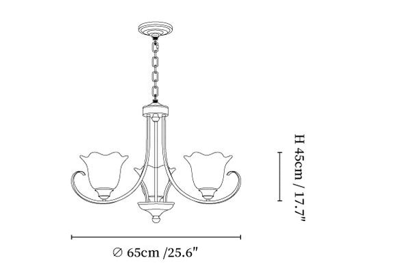 Mireille Floral Chandelier