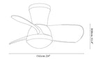 Miro Ceiling Fan Light