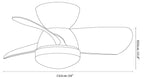 Miroter Ceiling Fan Light
