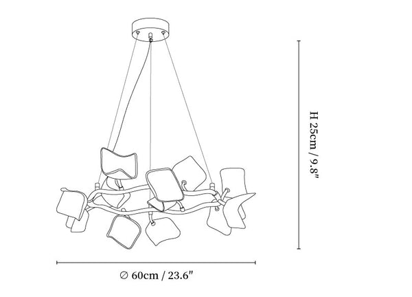 Mistral Flora Chandelier