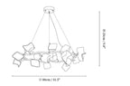 Mistral Flora Chandelier