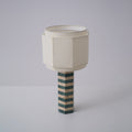 Modari Striped Stone Table Lamp