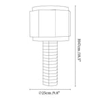Modari Striped Stone Table Lamp