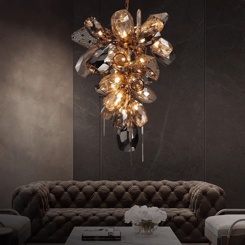 Modern Art Glass Crystal Chandelier