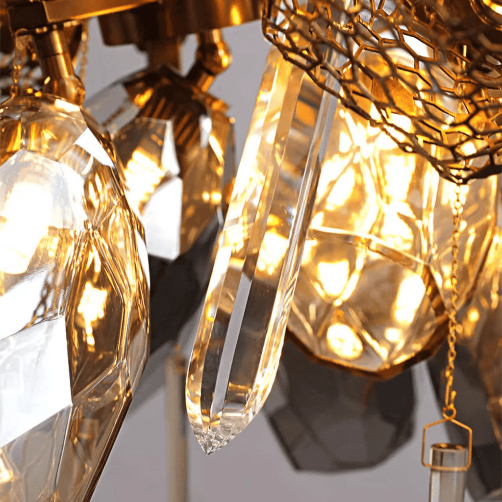 Modern Art Glass Crystal Chandelier