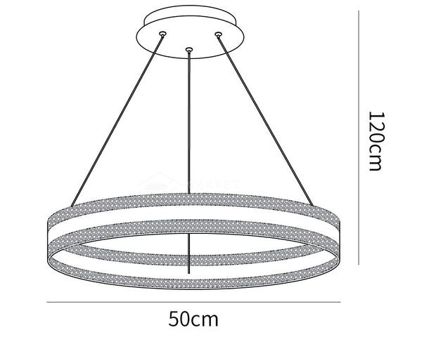 Modern Circle LED Chandelier