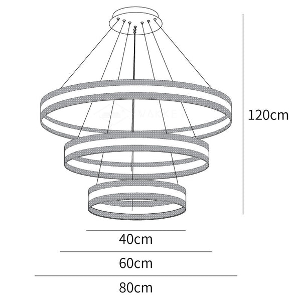 Modern Circle LED Chandelier